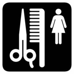 Download free scissors woman comb icon